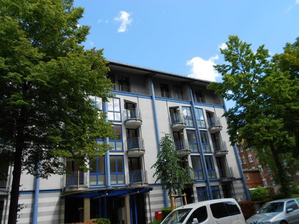 FeWo mit Dachterrasse im Blauen Palais Leipzig Exterior foto
