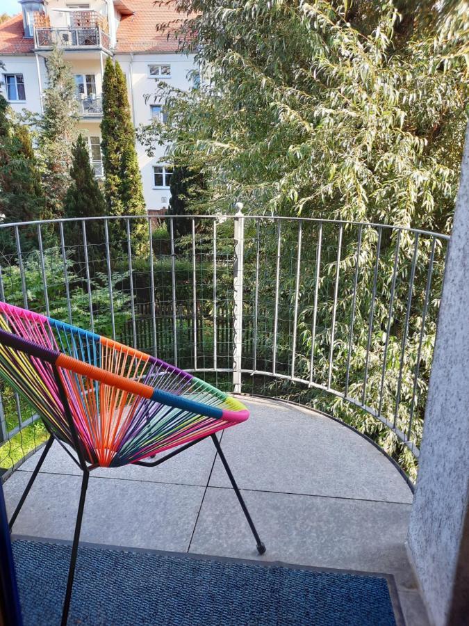 FeWo mit Dachterrasse im Blauen Palais Leipzig Exterior foto