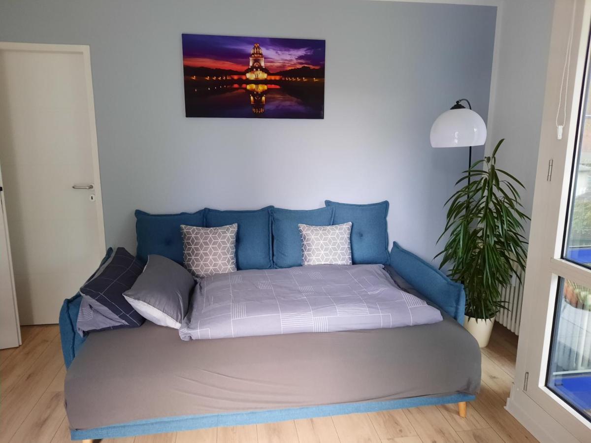 FeWo mit Dachterrasse im Blauen Palais Leipzig Exterior foto